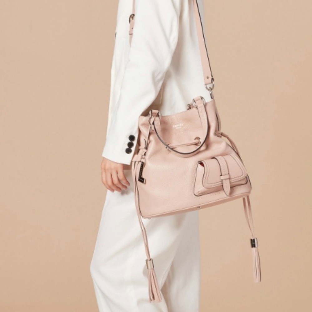 LANCEL Premier Leather Flirt Bucket Bag (Medium)